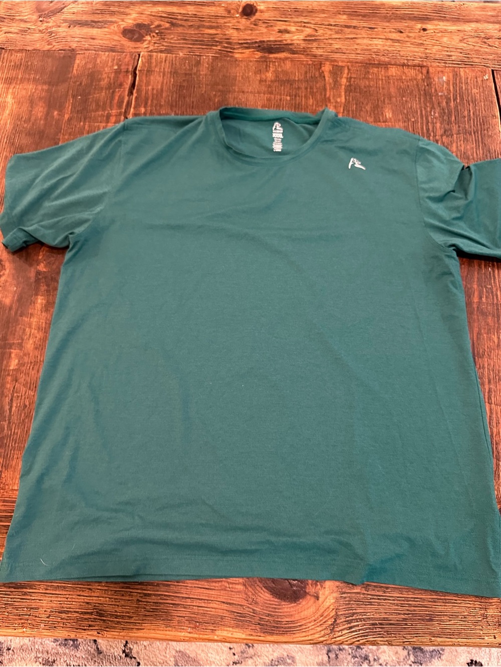Rhoback Men's Crew Neck Tee in dark Green